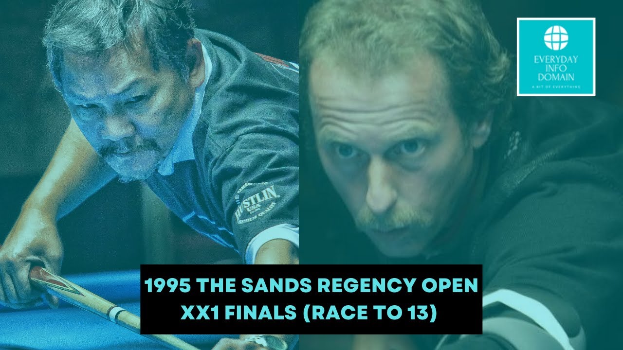 EFREN REYES VS. EARL STRICKLAND 1995 SANDS REGENCY OPEN 21. FINALS RACE