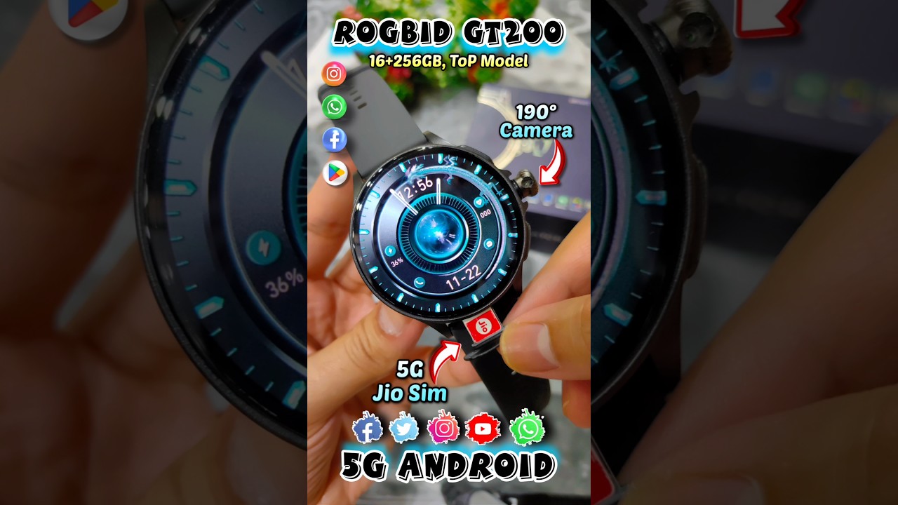 New 5G ROGBID Gt200 Smartwatch