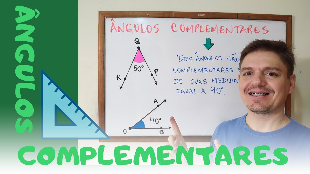 ÂNGULOS COMPLEMENARES - Exercícios e exemplos - 7º Ano - AULA 24 - YouTube
