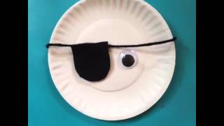 Paper Plate Pirate Craft