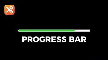 How to make a progress bar on youcut video editor