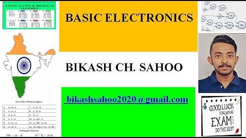 LECTURE-31.BASIC ELECTRONICS,LOGIC GATES & BOOLEAN ALGEBRA (PART-6), SUM OF PRODUCT & PRODUCT OF SUM