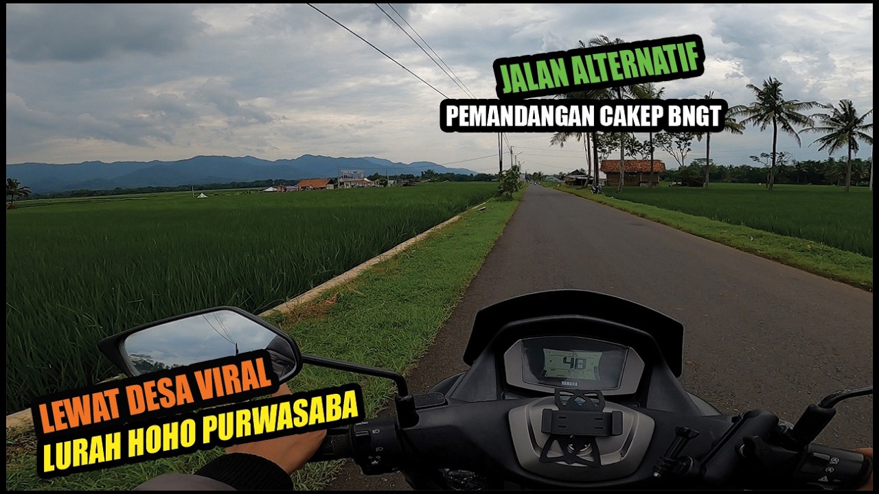 Eksplor Jalan Alternatif Mandiraja–Klampok 🌄🛣️ | Mampir ke Purwasaba, Lurah Hoho Lagi Viral 🔥😂