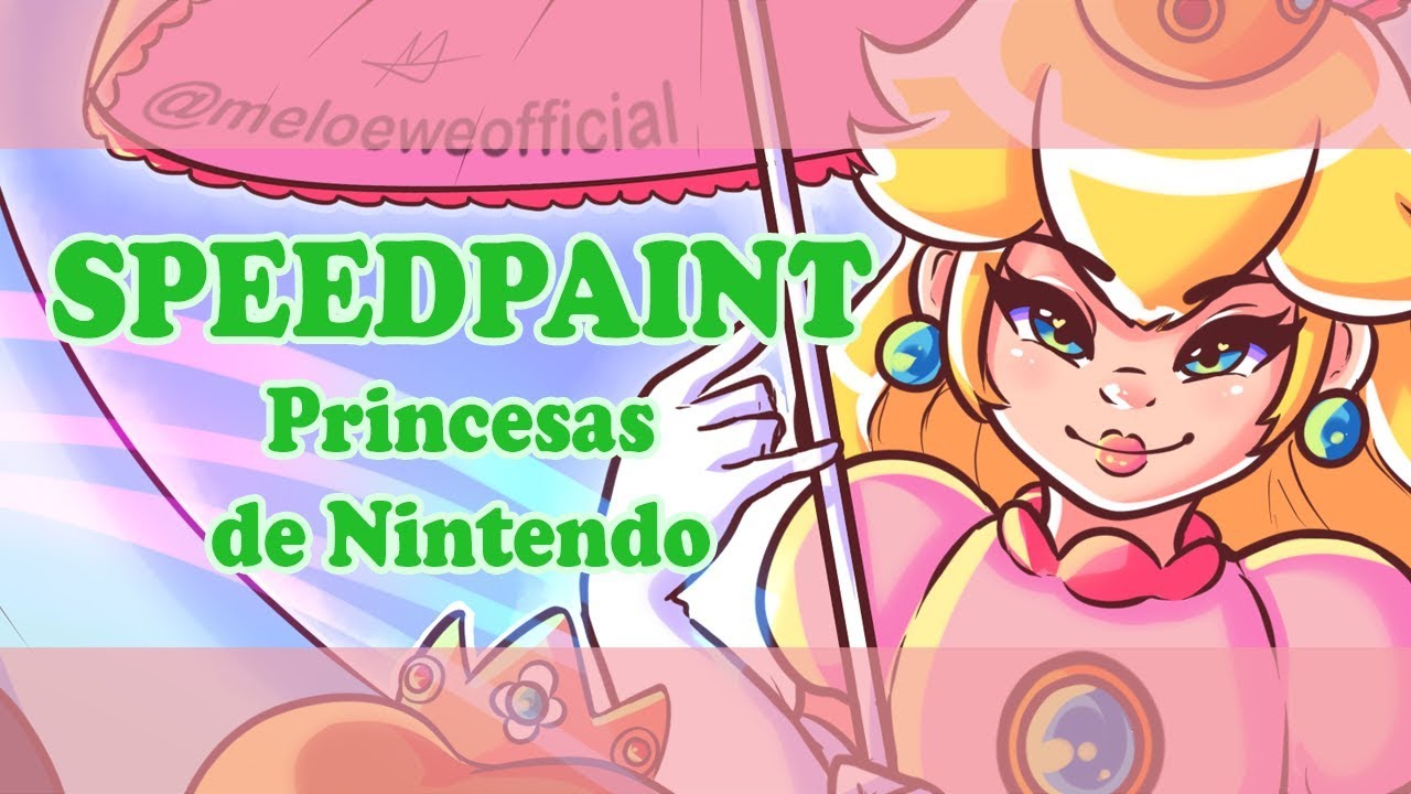 SPEEDPAINT | Princesas de Nintendo