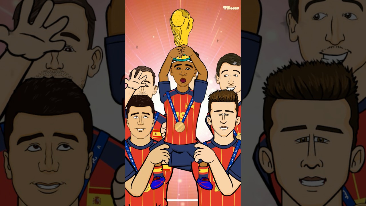 Spain win the World Cup🏆 #worldcup #football #yamal #spain