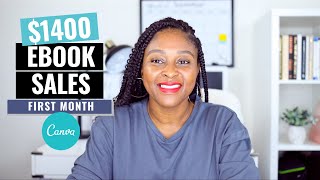 How to Create and SELL AN EBOOK in Canva: $1400 My First Month selling an ebook screenshot 5