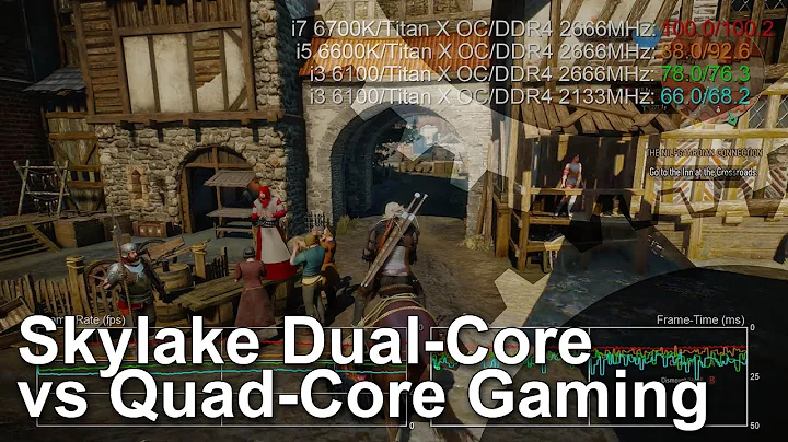 Intel Core i3 6100 vs Core i5 6600K vs Core i7 6700K CPU Gaming Benchmarks