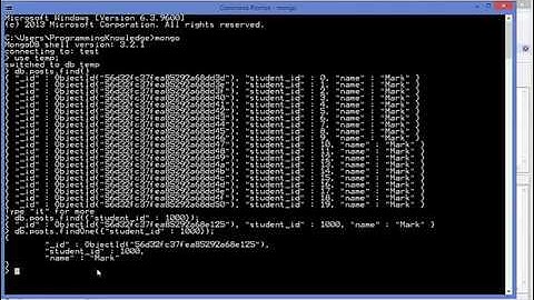 MongoDB   PRO tutorial   Session 1   Indexing in Telugu
