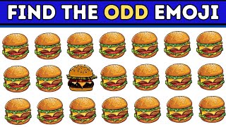 Find the ODD Emoji Out | Emoji Quiz Challenges