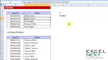 060 LEARN EXCEL :  ISERROR, ISBLANK, ISNUMBER, ISTEXT, IFERROR