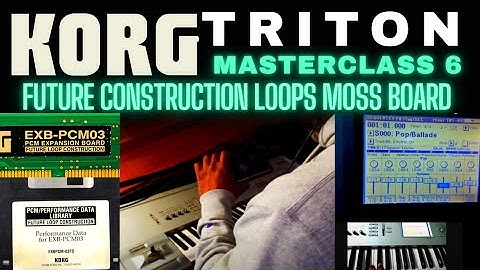 KORG Triton Masterclass 6  🎹 - Future Loop 💾 MOSS Expansion Board - worth it?