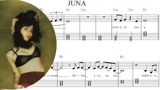 Juna (lyrics chords) - Clairo