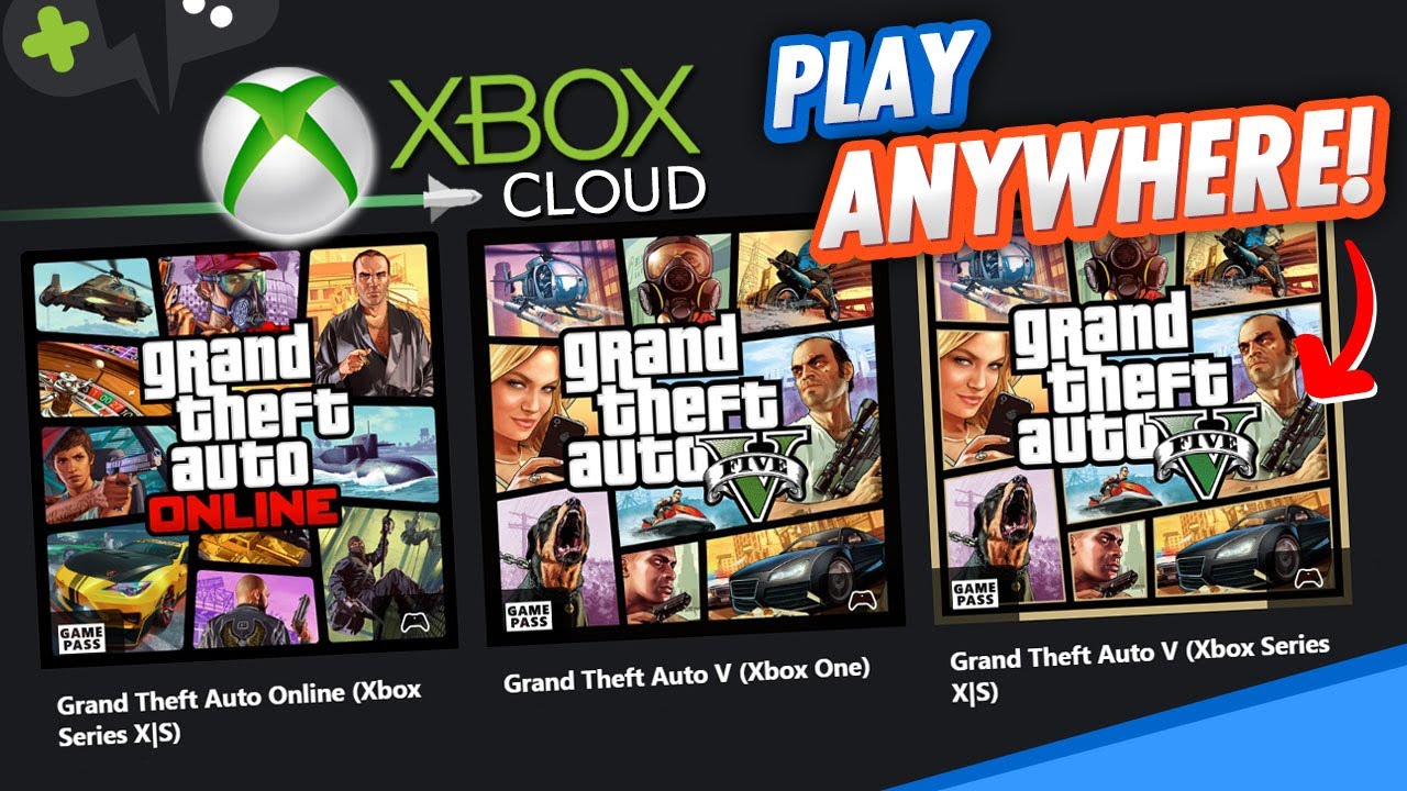 xbox cloud gaming gta 5 free