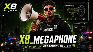 X8_Megaphone (Advanced Megaphone System — Amplified Voice, Custom Range & Job Restrictions) Free!