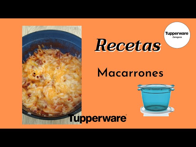 Macarrones en el Microcook 