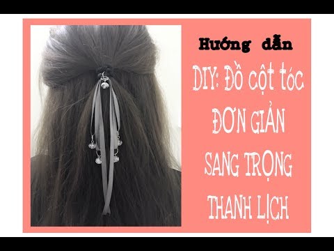 DIY: Đồ cột tóc dễ làm thanh lịch