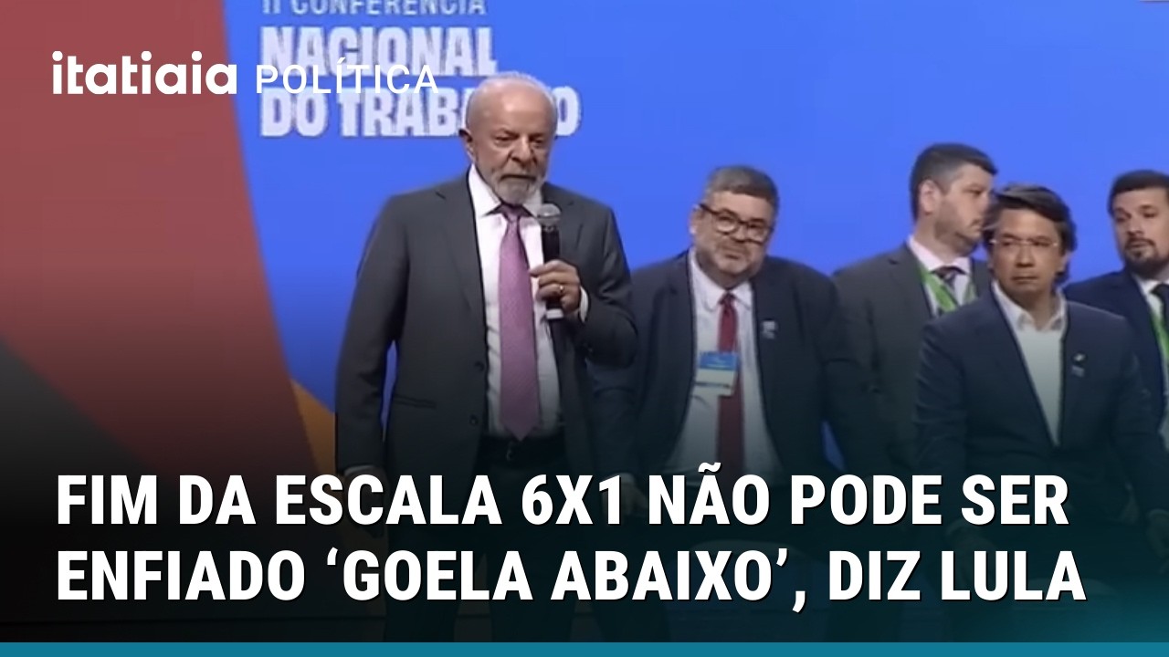 LULA DIZ QUE FIM DA ESCALA 6X1 NÃO PODE SER ENFIADO 