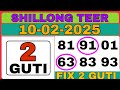 10/02/2025😈Shillong Teer Target FC Success 91&63 4Guti Fix Contact Game Result By:Ak Teer Master