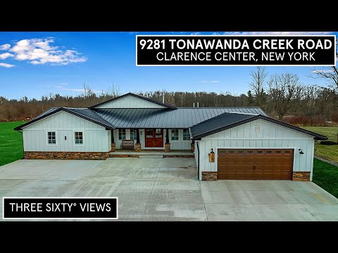 9281 Tonawanda Creek Rd, Clarence Center, NY home video tour
