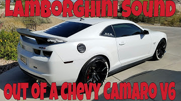 Insane Chevy Camaro V6 Exhaust!