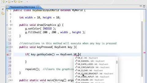 Intro to KeyEvent Methods