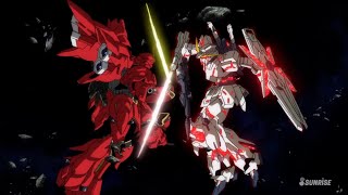 Unicorn Gundam vs Sinanju