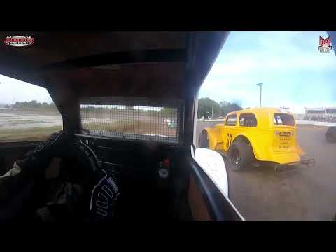 #99 Tyler Garretson - INEX Legend - 9-23-2023 Springfield Raceway - In Car Camera