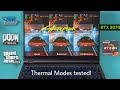 Lenovo Legion 5 Pro - Thermal Modes tested in 4 games  - RTX 3070 140W -  QHD 1600p