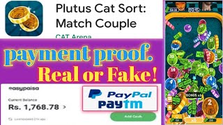 Plutus cat sort app payment proof.plutus cat sort app real or fake.online earning app in pak and ind screenshot 2