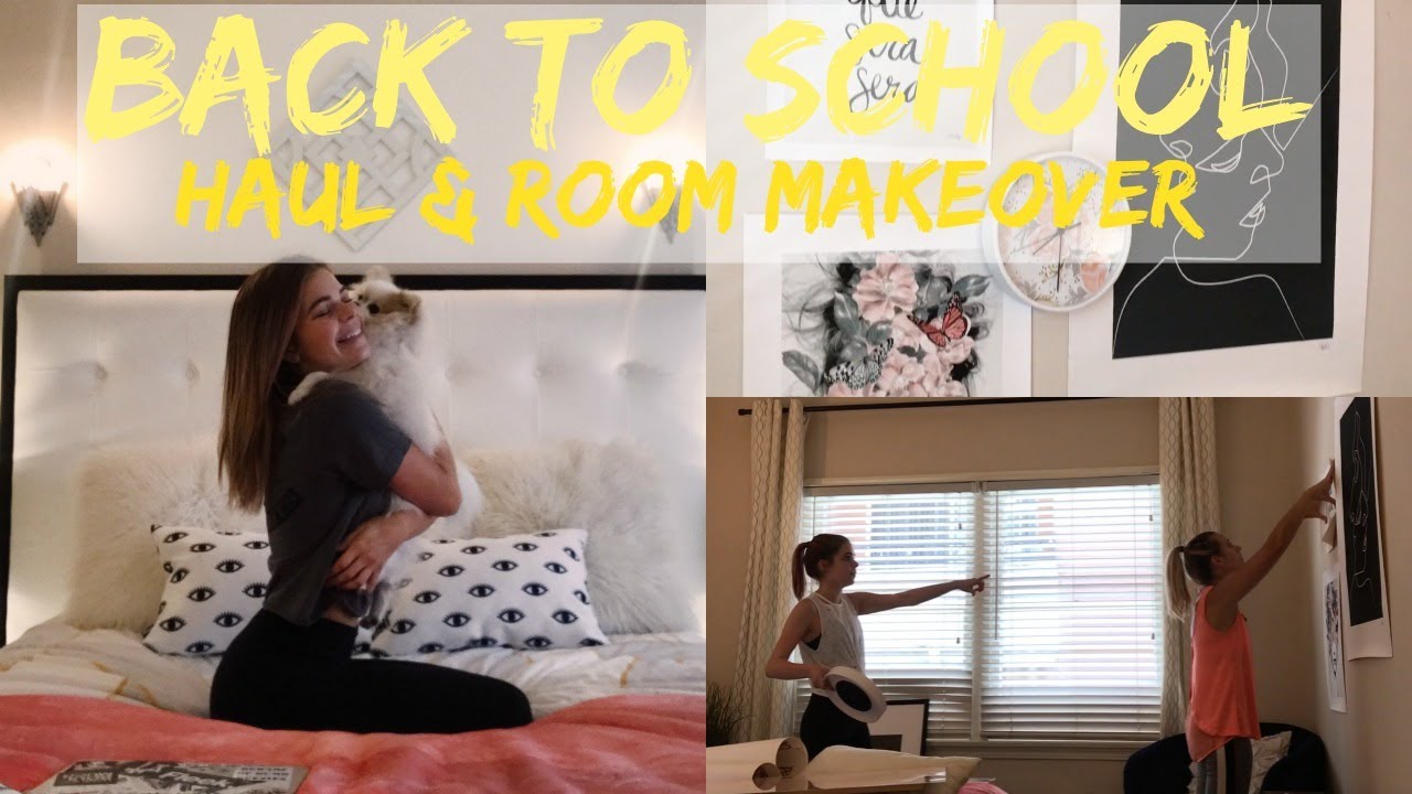 BACK TO SCHOOL DECOR HAUL 2017 + ROOM MAKEOVER | Griffin Arnlund - YouTube