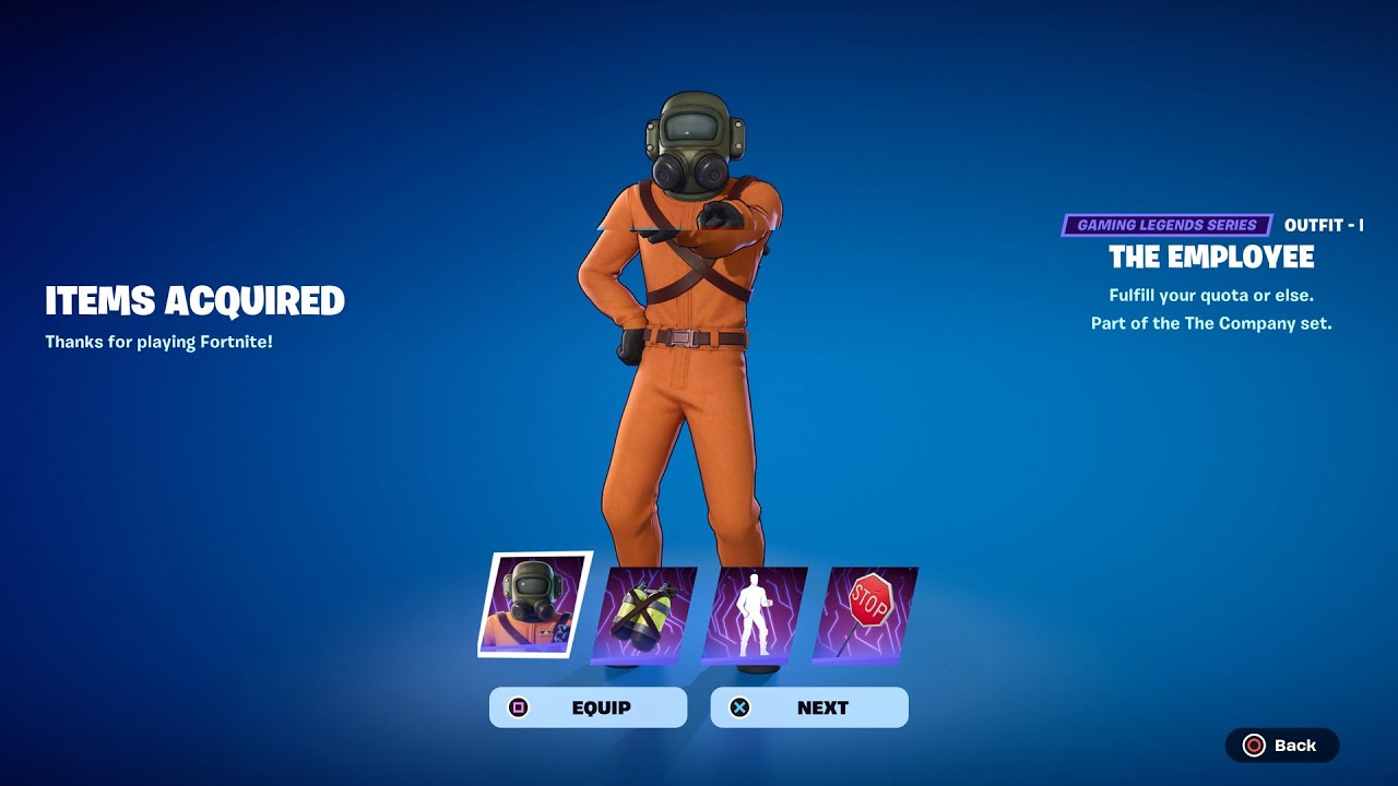 How To Get The Employee Skin FREE In Fortnite UnlockedThe Company 