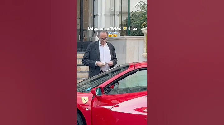 Billionaire gives 100€ to the valet😱😱 #monaco #supercars #luxury