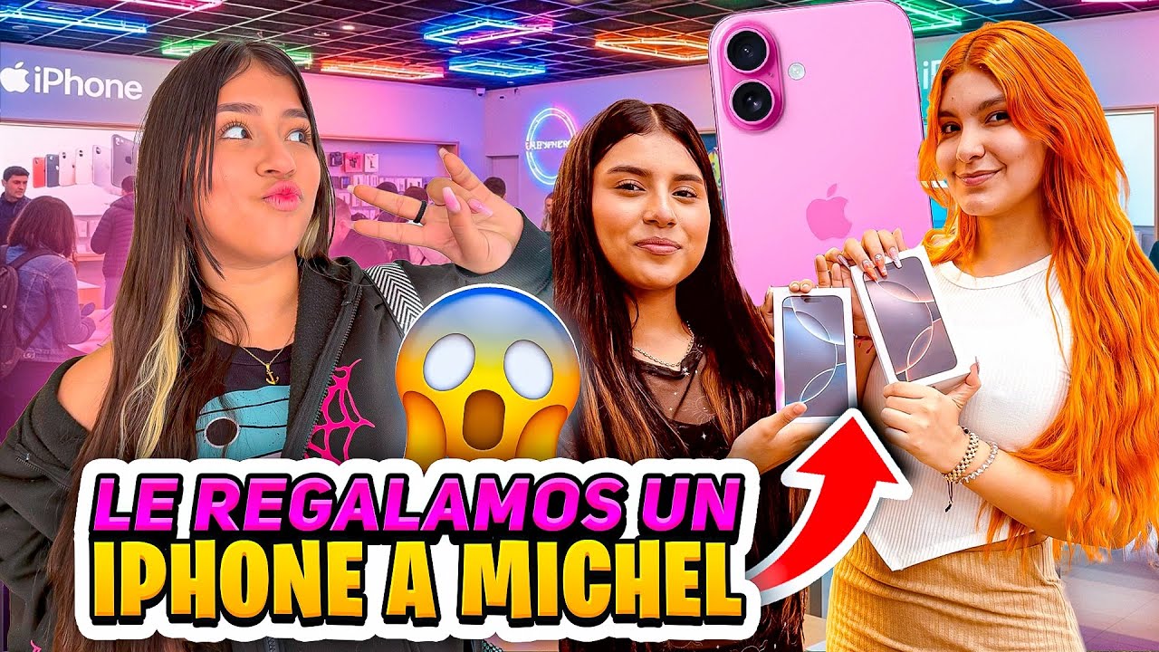 BROMA LE REGALAMOS UN IPHONE A MICHEL “La humillamos horrible” 😱📲