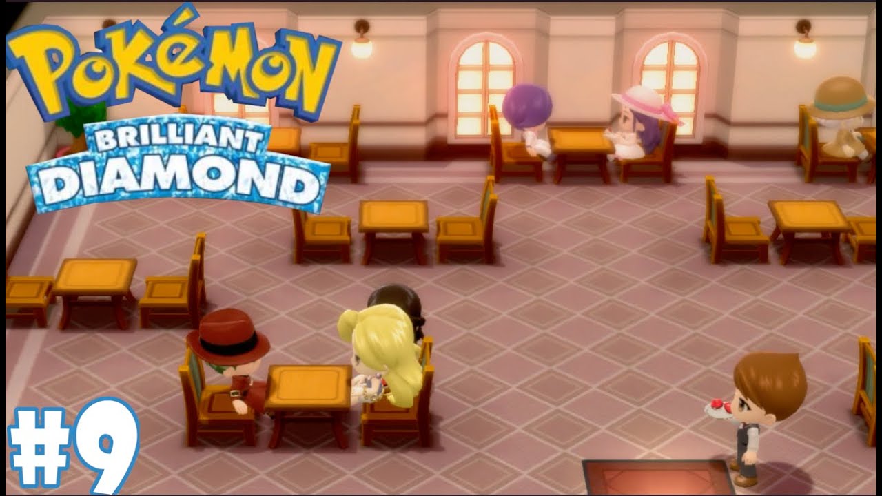 pokemon brilliant diamond gameplay lake valor restraunt part 09 YouTube
