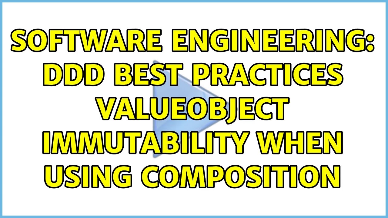 Software Engineering: DDD best practices ValueObject immutability when using composition