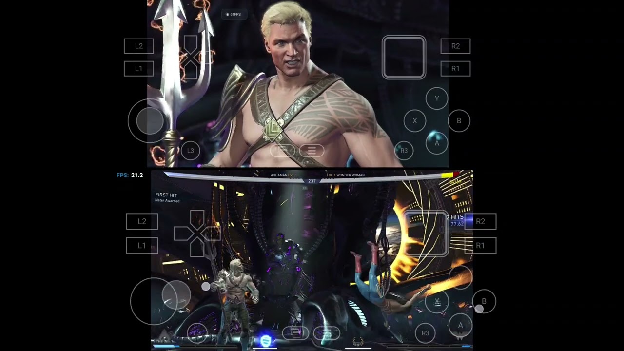 Injustice 2 на Winlator Gblic 7.1.3 / Сравнение турнипов на Snapdragon 8 gen 3