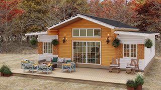 Possibly the Coziest Tiny House - 2 40ft Shipping Container House