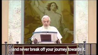 Benedict XVI reflects on St. Augustine's "restless and constant search for Truth"