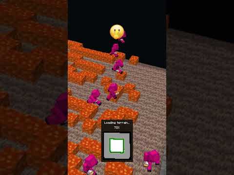 Placing Squid Game World vs Zero Clue Emoji Reaction #meme #shorts #minecraft