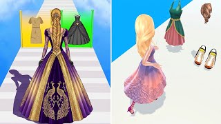 Girlfriend Runner 💕 vs Doll Designer 🎀 | Cute Runway Battle! screenshot 5
