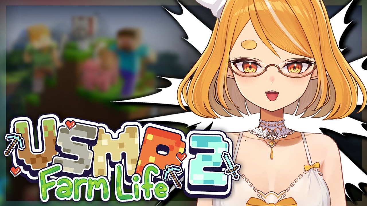 Farming can be relaxing right?💛🌽【Minecraft - VSMP 2: Farm Life】