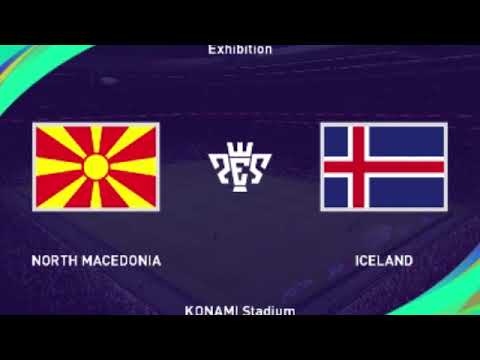 North Macedonia vs Iceland PES 2021