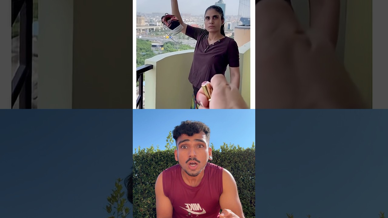 Siamo scappati 🏃🏽♂️🏃♀️ per non beccare la scarpa 👟 😂 #ironia #risate #fahadafzal