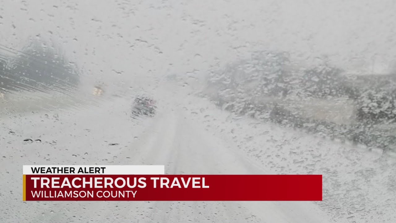 School closings and road conditions