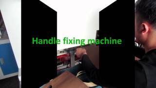 Non Woven Soft-loop Handle Bag Fixing Machine screenshot 4