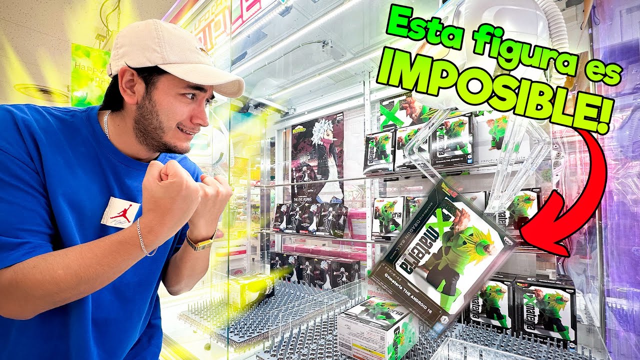 La FIGURA del Androide de DRAGON BALL mas Dificil de ganar | Maquina de gancho en JAPON