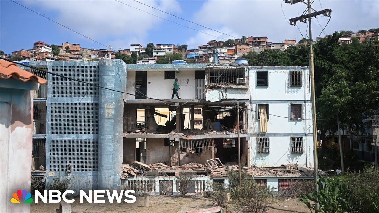 Video shows destruction on Venezuelan apartment buildings after U.S. attack