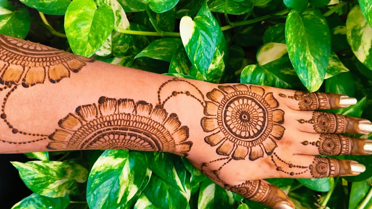 Mehandi Inffection Chain mehandi ll Easy beautiful mehandi for beginners ll MY mehandi ...