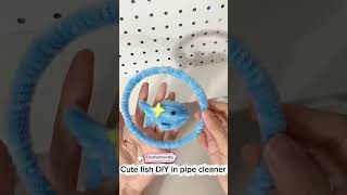 Handmade Pipe Cleaner Cute Fish You Can Sell for Room Decor Beginner Friendly Tutorial