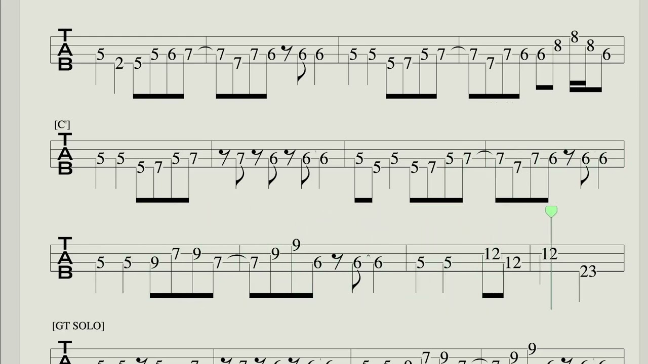 Wave to Earth - Surf [basstabs]